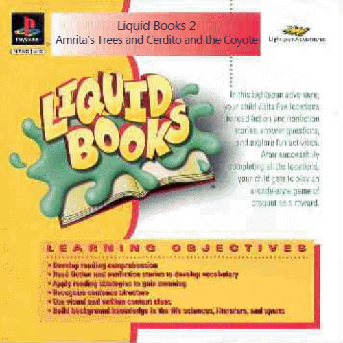 Liquid Books Adventure 2 - Amritas Trees and Cerdito and the Coyote (USA) Cover
